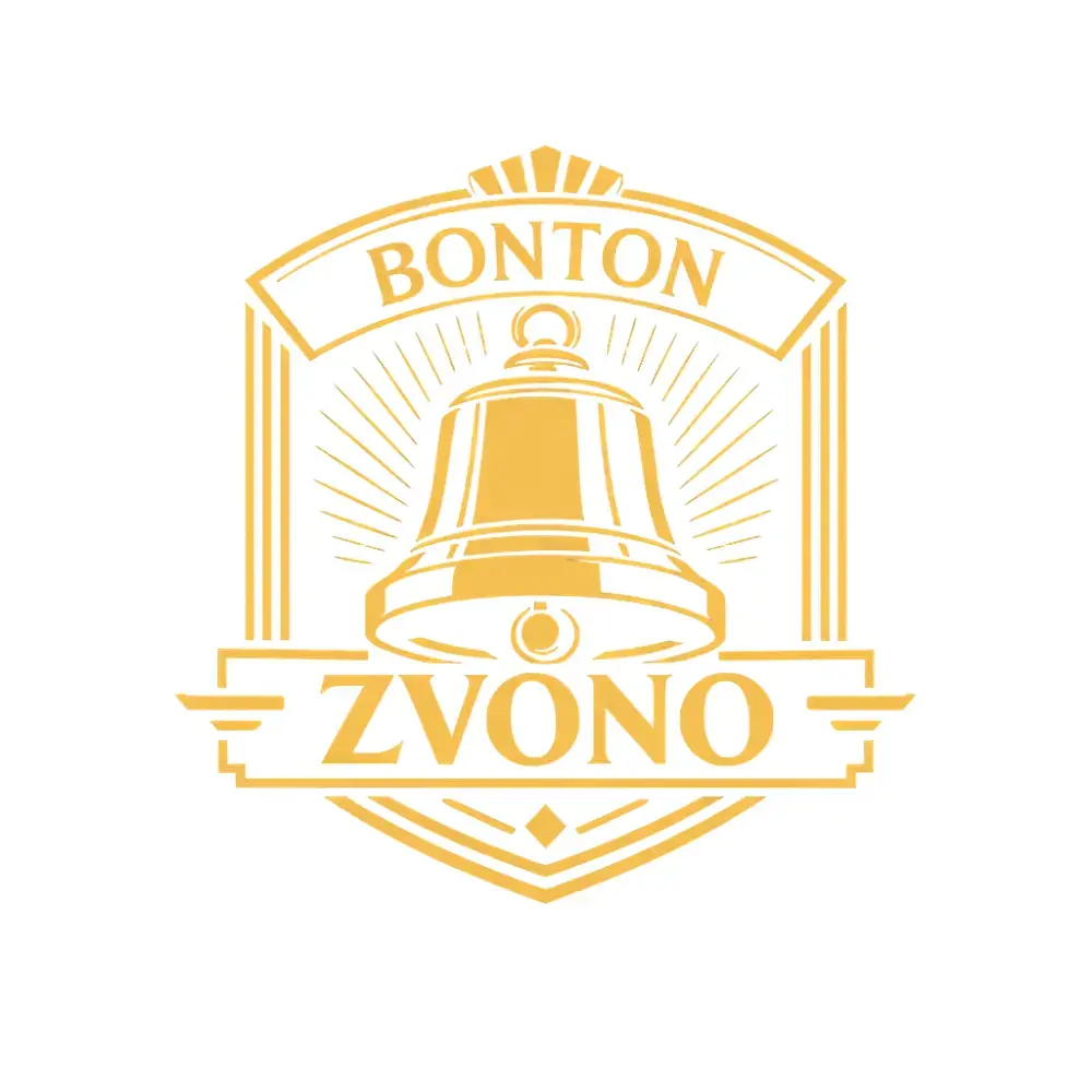 Logotip Bonton Zvono, škola bontona